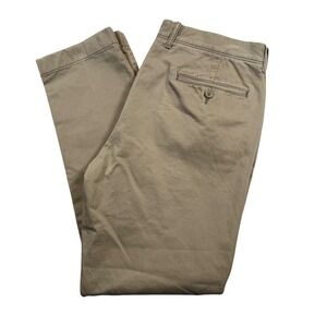 J Crew Oarsman 770 Straight Fit Chino Pants Khaki Mens 33x32